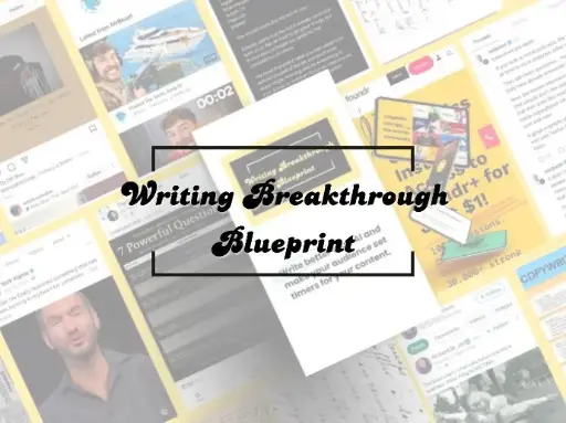 Writing 1-on-1 Breakthrough Blueprint